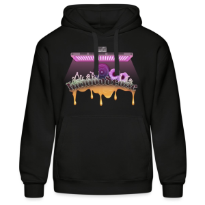 sweat à capuche noir avec logo hawoodrose couleur