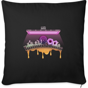 coussin noir avec logo hawoodrose couleur